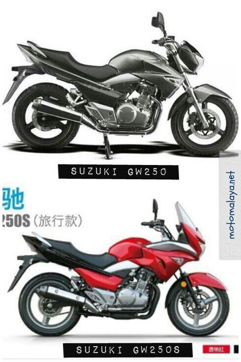 suzukiGW250-GW250Scomparison