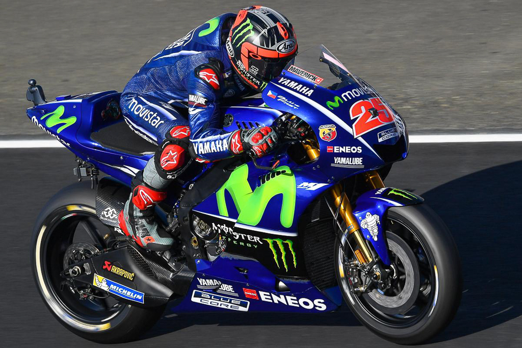 MotoGP: Vinales snatches 500th Grand Prix Win for Yamaha in France ...