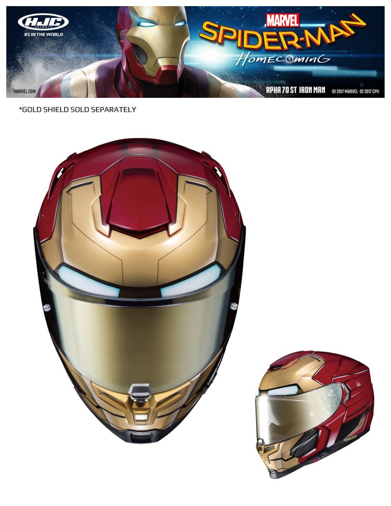 iron spider man helmet