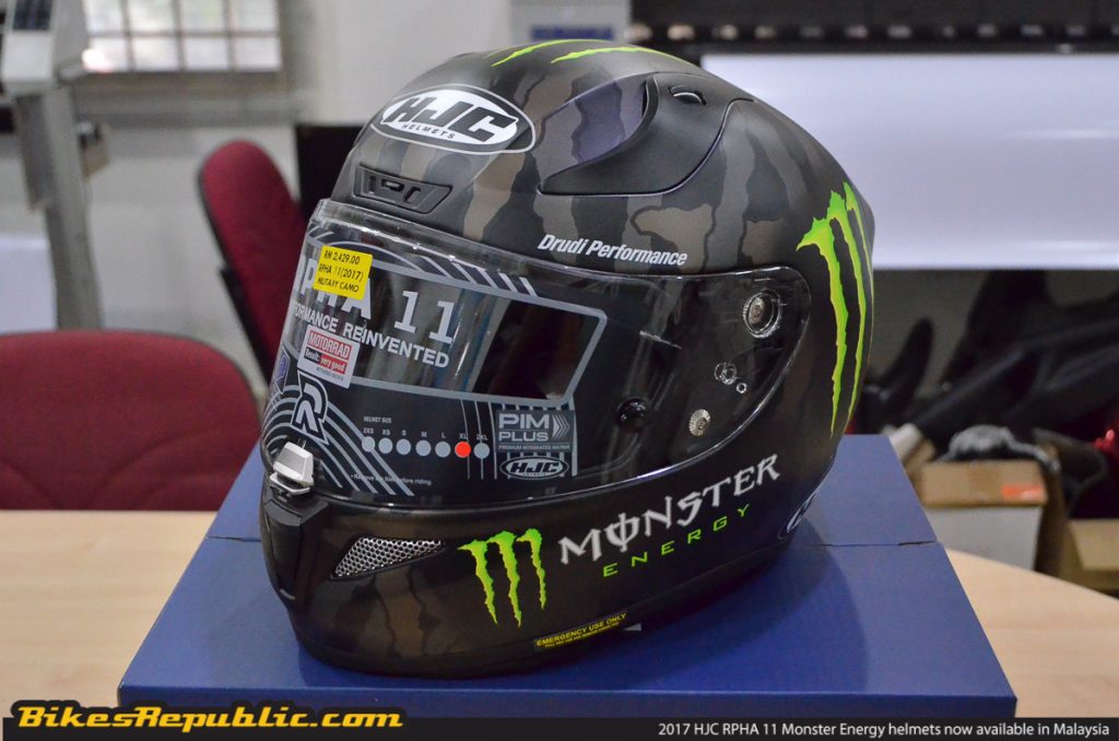 2017 HJC RPHA 11 Monster Energy helmets now in Malaysia – RM2,429