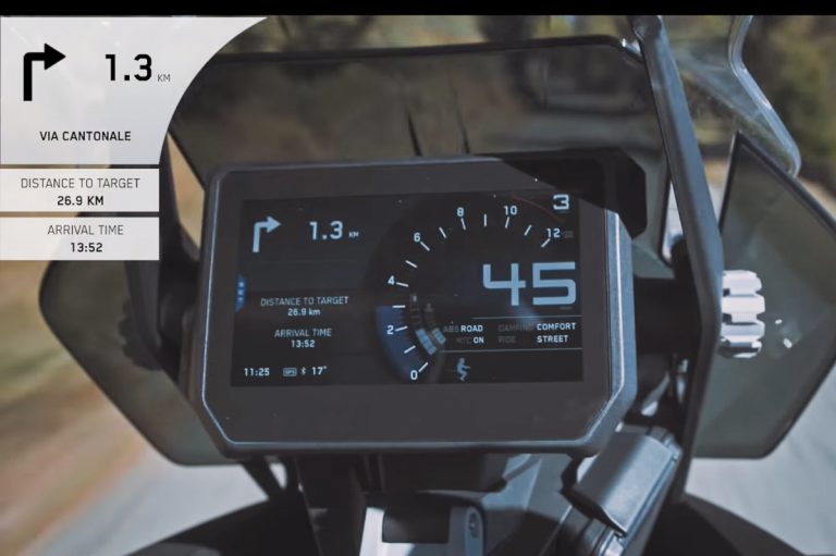 KTM MY RIDE introduces navigation update for TFT screen - BikesRepublic