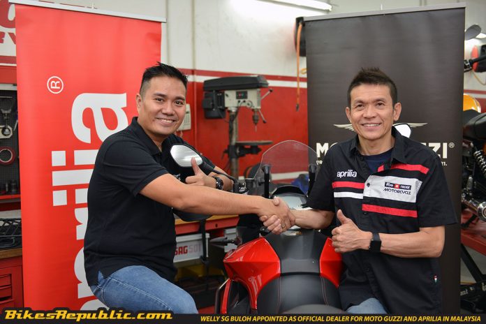 Welly Sg Buloh now Dealer and Service Outlet for Moto Guzzi and Aprilia!