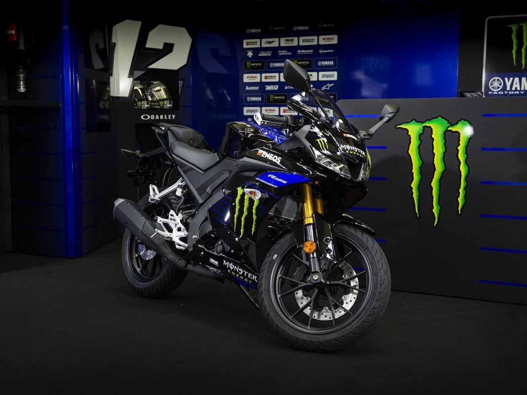 yamaha r125 monster energy