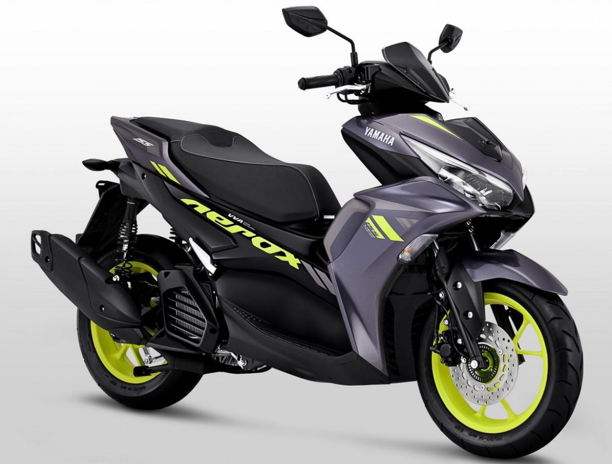 2022 Yamaha Aerox  155 Connected launched in Indonesia 