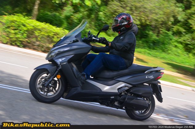 TESTED: Modenas Elegan 250 ABS – “Modest Maxi” - BikesRepublic.com